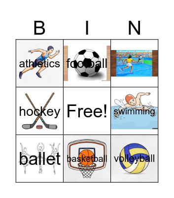 SPORTS BINGO Card
