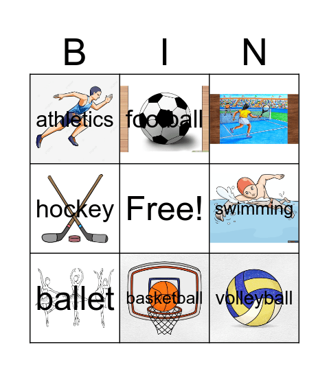 SPORTS BINGO Card