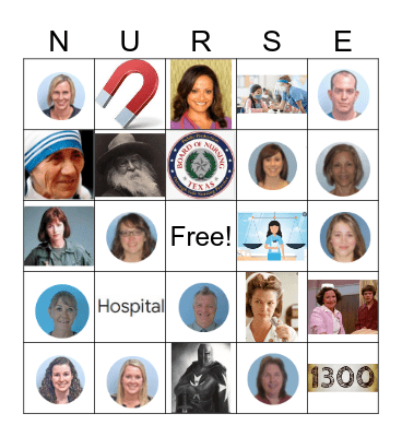 Nurses Week Bingo Card