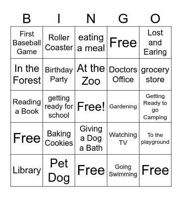 Inference Bingo Card