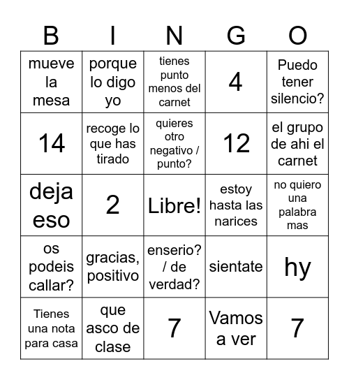FabioBingo [1] Bingo Card