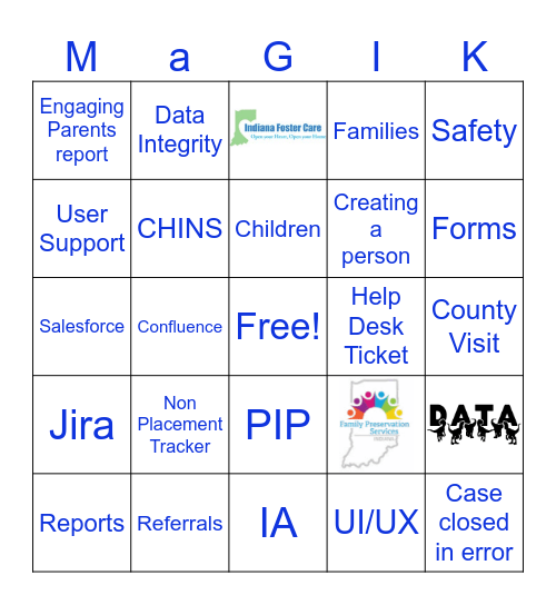 We are MaGIK Bingo Card