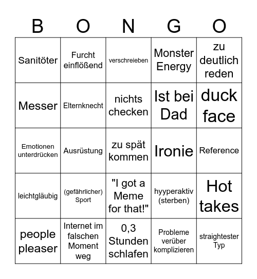 FLO BINGOBOINGO Bingo Card