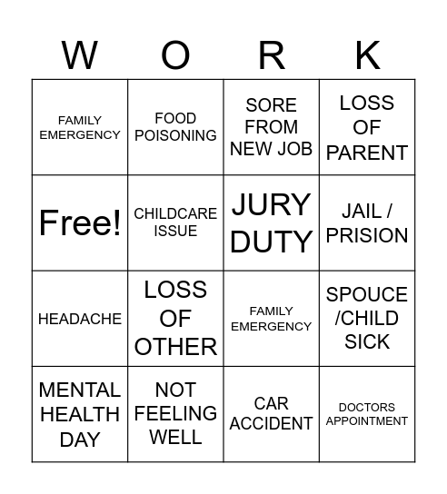 PeopleShare Bingo Card