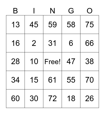 Office Pride Bingo Card