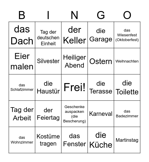 Kapitel 5+6 Bingo Card