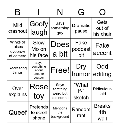 Italianbatch Bingo Card