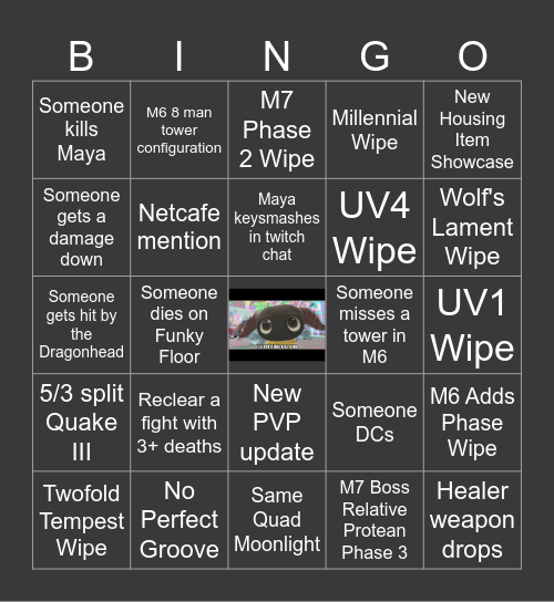 FFXIV BINGO Card