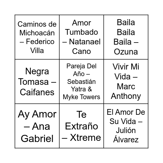 Juego Uno Bingo Card