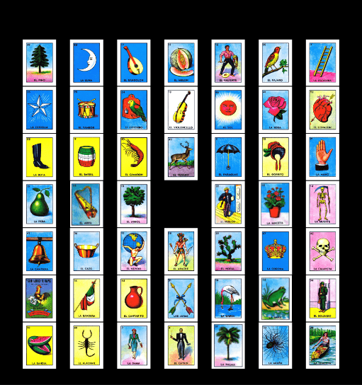 Loteria Mexicana Bingo Card
