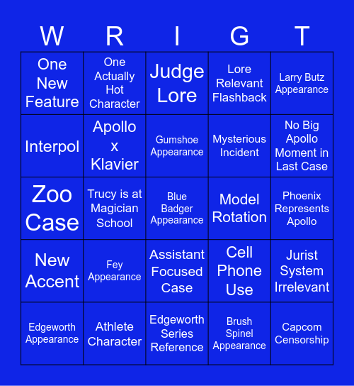 Dual Destinies Bingo Card