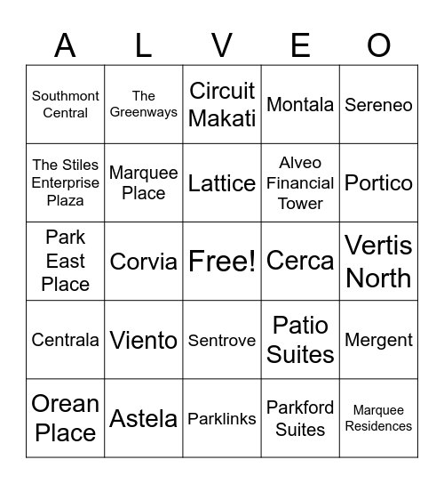 The Elite FGM Beano Bingo Card