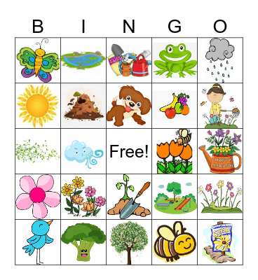 SPRING Bingo Card