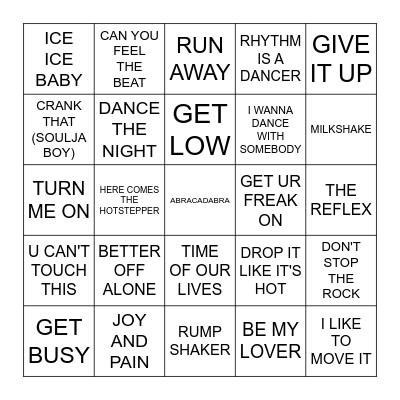 LET'S PARTY Bingo Card