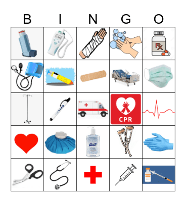 Nursing Bingo Card