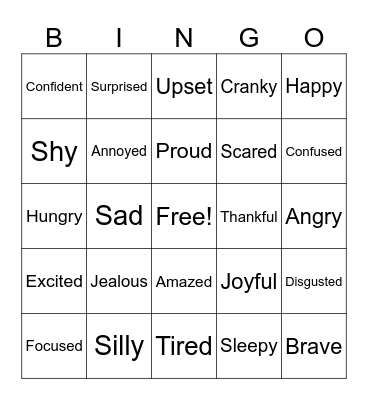 I Can Problem Solve Bingo Card