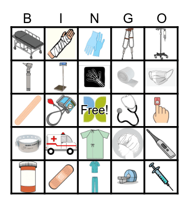 Hospital Week BINGO 2025 Day Shift Bingo Card