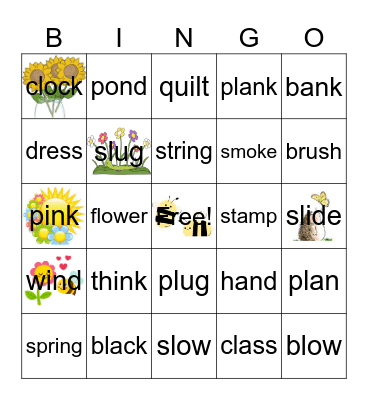 Blends Bingo Card