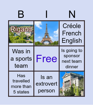 Farewell Bingo Card