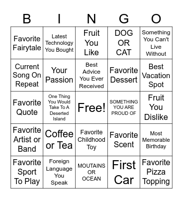 LOAN SERVICING DEPT LUNCH BINGO Card