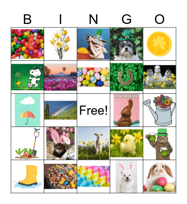 Spring Bingo Card