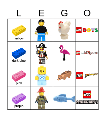 LEGO BINGO! Bingo Card