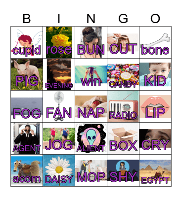 VOWEL SOUNDS Bingo Card