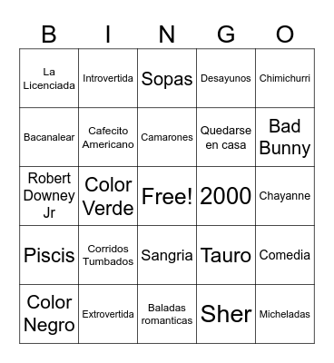 50 & 25 Birthday Bingo! Bingo Card