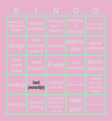 Ungacha bingo Card
