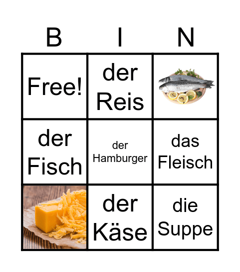 Foodtruck-Fieber Bingo Card