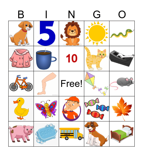 CVC BINGO! Bingo Card
