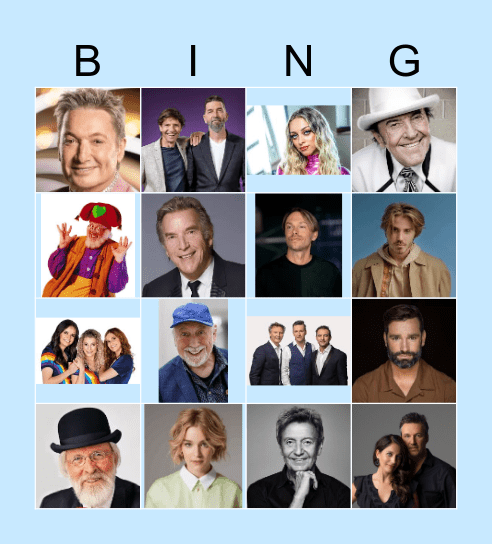 Muziek Bingo Card