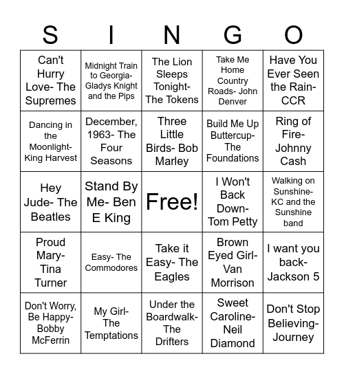 Bingo for DVVH Bingo Card