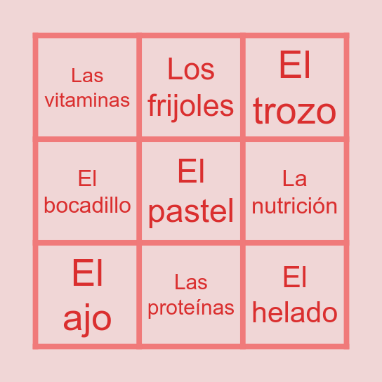LOTERÍA Bingo Card
