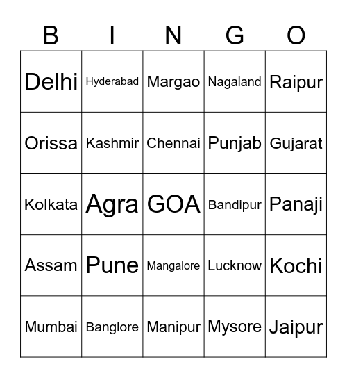 Dwellers Retro Bingo Card