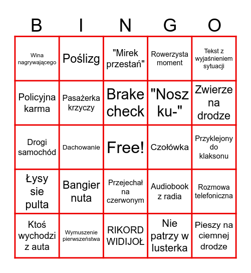 STOPCHAM BINGO Card