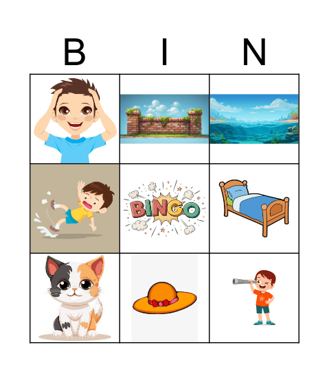 Let's Rhyme! Bingo Card