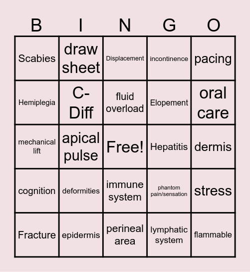 CN Bingo Card