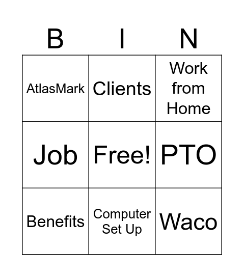 That Wasn't on My BINGO Card! Bingo Card