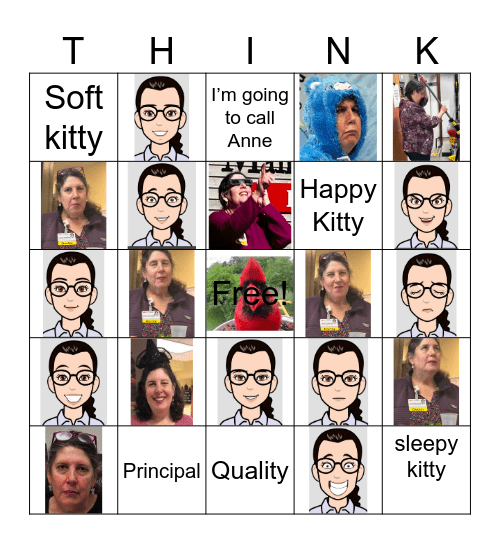 The Many Faces of Dr. Tetreault Bingo Card