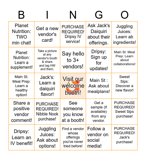 Suit Up For Summer Bingo Card