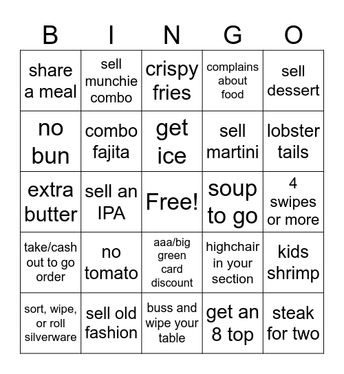 Lock 16 Bingo Card
