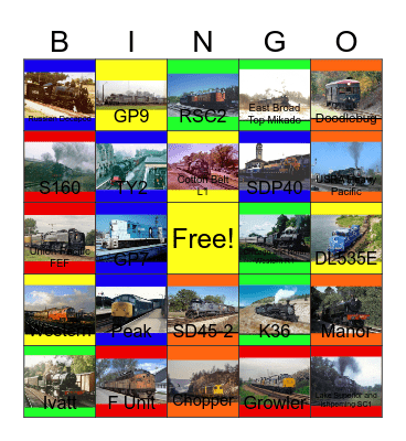 North Pole Express locations would happen in the future Bingo Card