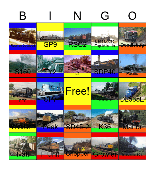 North Pole Express locations would happen in the future Bingo Card