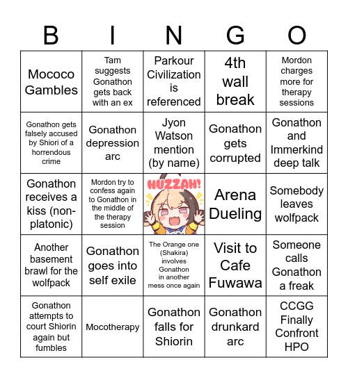 Enreco Bingo Day 5 Bingo Card