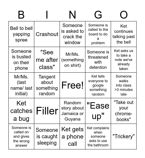 Budhan Bingo Card