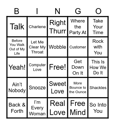 Mama & Me Bingo Card