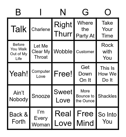 Mama & Me Bingo Card