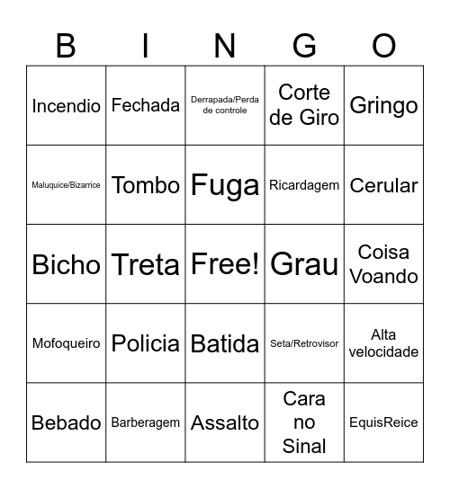 XISREICE Bingo Card