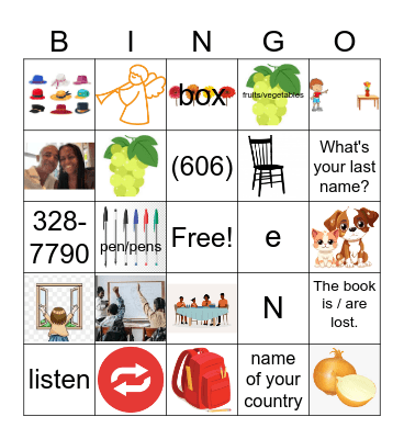 ELL @ THRBRN - BINGO Card
